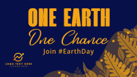 One Earth One Chance Celebrate Animation