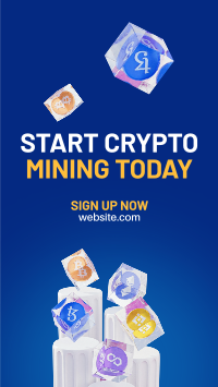 Start Crypto Today Instagram Story