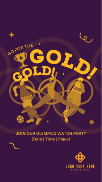 Olympics Watch Party Instagram Reel Image Preview