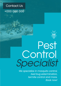 Minimal & Simple Pest Control Flyer Design