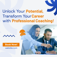 Professional Career Coaching Linkedin Post