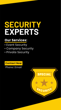 Security At Your Service Instagram Story