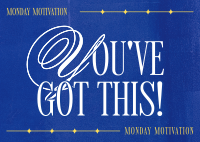 Monday Motivation Postcard Image Preview