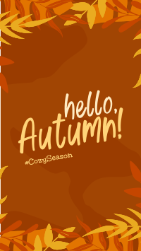 Hello Cozy Season Facebook Story