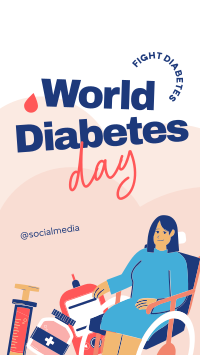 Global Diabetes Fight Instagram Story