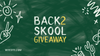 Back 2 Skool Facebook Event Cover