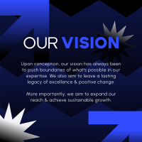 Corporate Our Vision Instagram Post Design