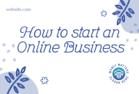 How to start an online business Pinterest Cover