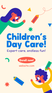 Daycare Services Quirky Instagram Reel Design