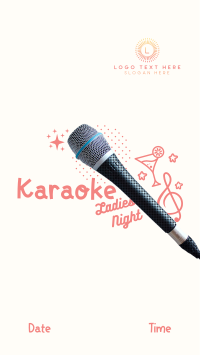 Karaoke Ladies Night Facebook Story