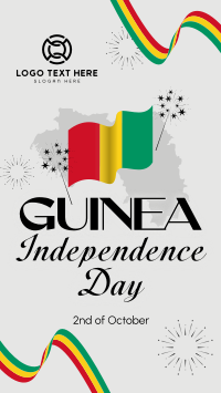 Guinea Independence Day Ribbon Instagram Reel Image Preview