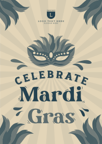 Celebrate Mardi Gras Poster