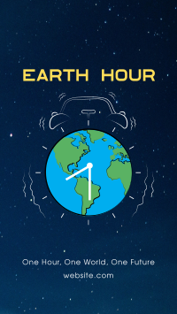 Alarm Clock Earth Facebook Story