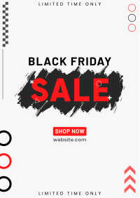 Black Brush Friday Flyer