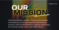 Creatives Company Mission Facebook Ad