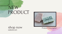 Watercolor New Product Facebook Event Cover