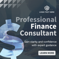 Professional Finance Consultant Instagram Post