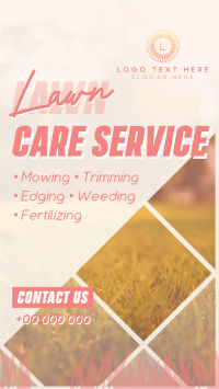 Lawn Care Maintenance YouTube Short Design