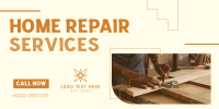 Simple Home Repair Service Twitter Post