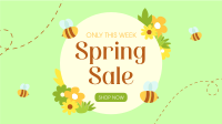 Spring Bee Sale YouTube Video Design