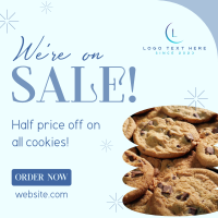 Baked Cookie Sale Instagram Post Design