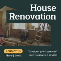 Simple Home Renovation Linkedin Post