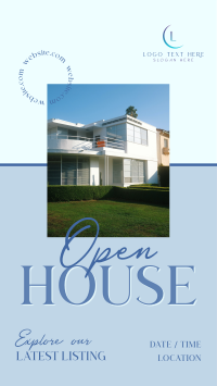 Open House Real Estate Facebook Story