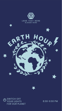 Recharging Earth Hour Instagram Story