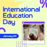 International Education Day Instagram Post