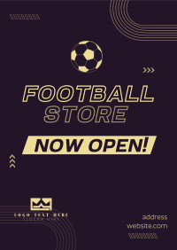 Football Supplies Poster