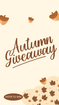 Autumn Season Giveaway Facebook Story