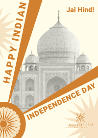 Indian Flag Independence Poster