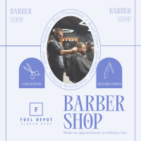 Rustic Barber Shop Instagram Post Image Preview