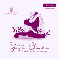 Online Yoga Class Instagram Post Image Preview