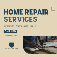 Simple Home Repair Service Instagram Post