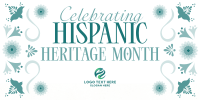 Traditional Hispanic Heritage Month Twitter Post