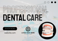 Dental Care Postcard Design