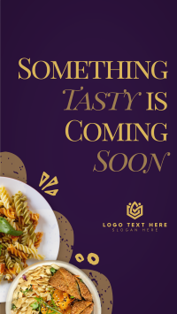 Tasty Food Coming Soon Facebook Story