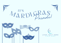 Mardi Gras Postcard example 1