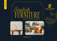 Stylish Furniture Store Postcard