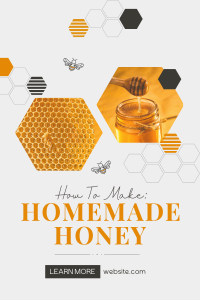 A Beelicious Honey Pinterest Pin Design