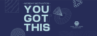 Geometric Monday Motivation Facebook Cover