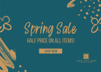 Fun Spring Sale Postcard