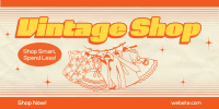 Vintage Clothing Shop Twitter Post