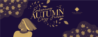 Cozy Autumn Season Facebook Cover Image Preview