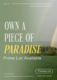 Prime Lot Paradise Flyer