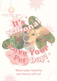 Flex Your Pet Day Poster