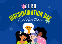 Zero Discrimination for Women Postcard
