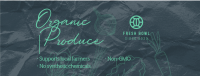 Organic Produce Facebook Cover Image Preview