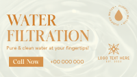 Water Filter Business Facebook Event Cover Image Preview